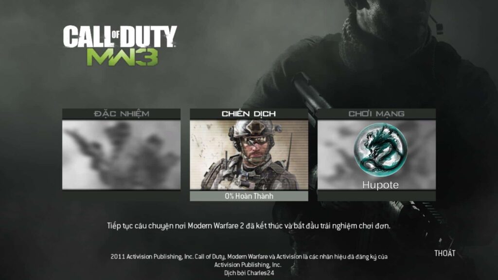 Call of Duty Modern Warfare 3 Viet Hoa